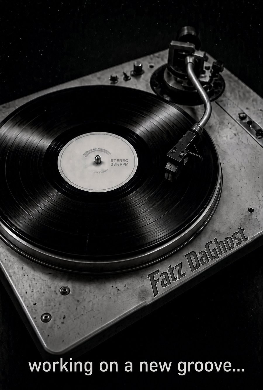 Fatz DaGhost — working on a new groove, turntable teaser
